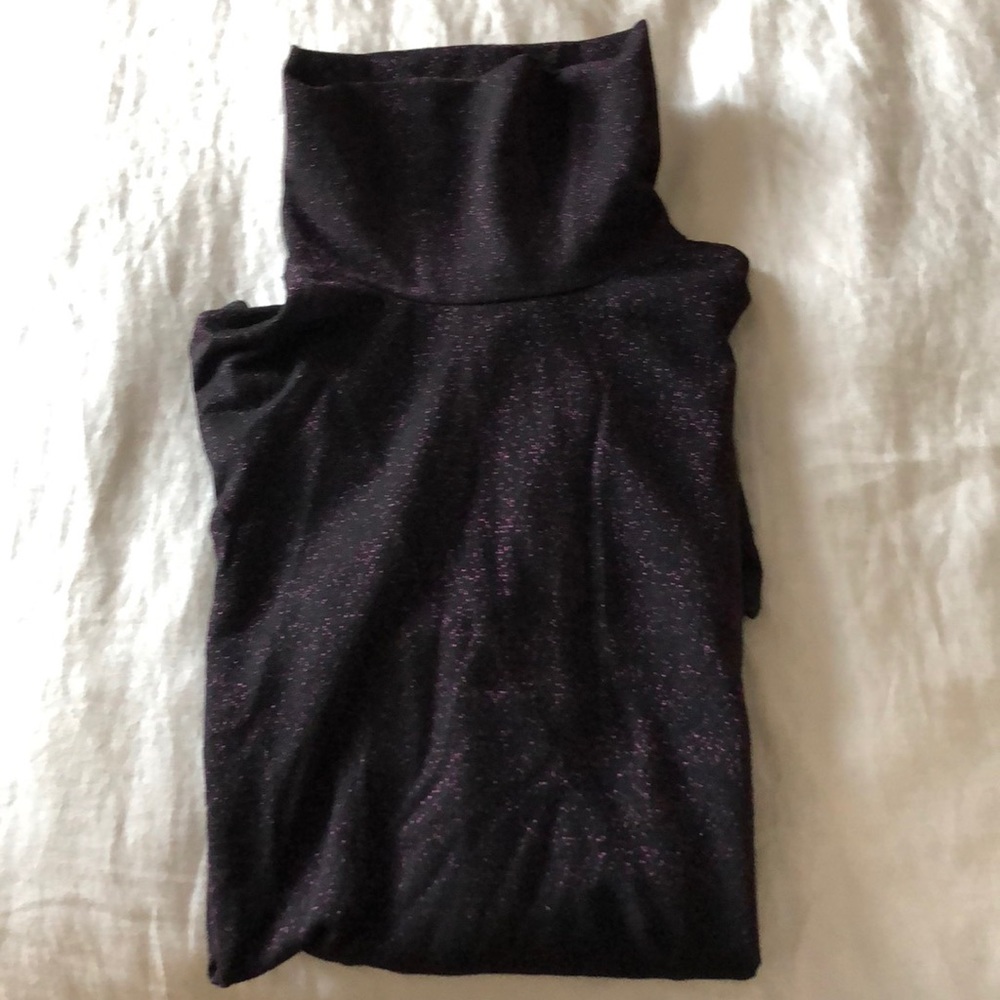 Scotch & soda purple lurex turtleneck